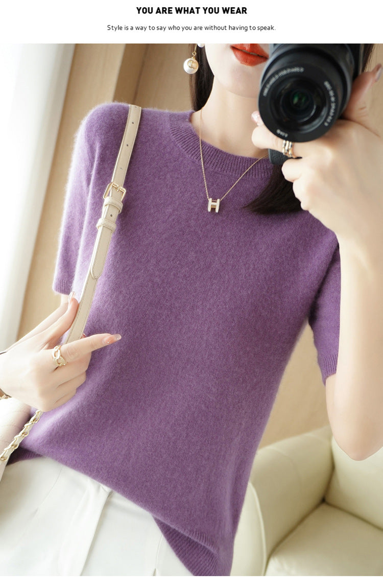 KANNISAK Women's Spring/Summer Knit Sweater: