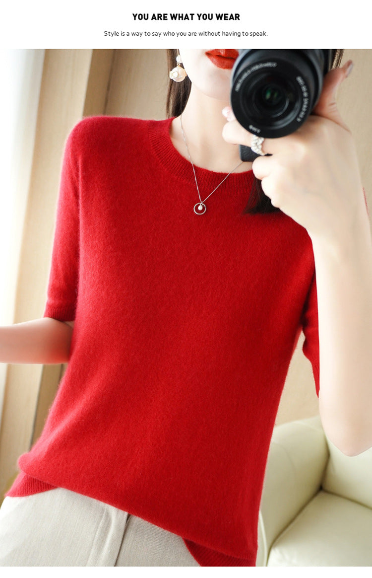 KANNISAK Women's Spring/Summer Knit Sweater: