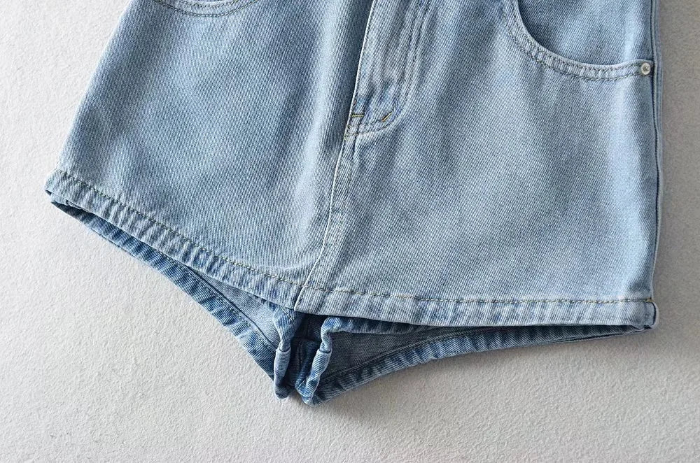 Women's High-Waisted Denim Mini Skirt, designed to offer a sexy and slim fit